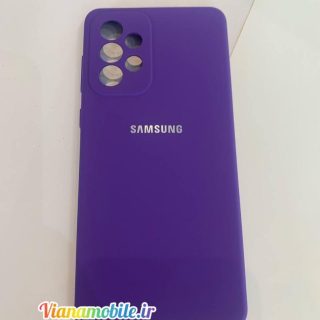 قاب سامسونگ A73 5G سیلیکونی درجه یک بنفش