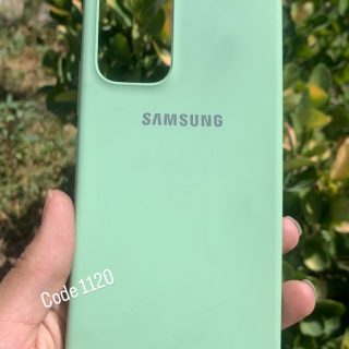 قاب سامسونگ A53 سیلیکونی مغز پسته ای