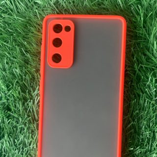 قاب سامسونگ S20 FE پشت مات دور قرمز